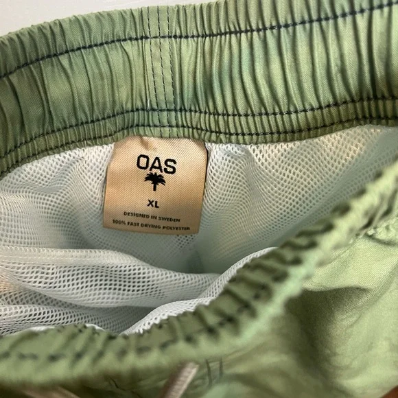 OAS Light Green Swim Shorts